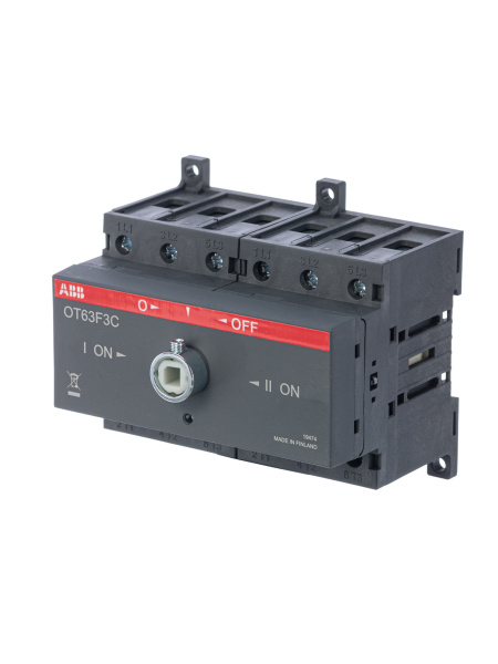 ABB OT63F3C Выключатель-разъединитель реверс 3P 63А, без ручки управления 1SCA105338R1001