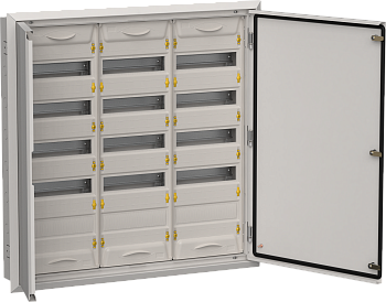 TITAN 5 Корпус мет. ЩРв-180 (3х60) 880х885х130 IP31 сер IEK