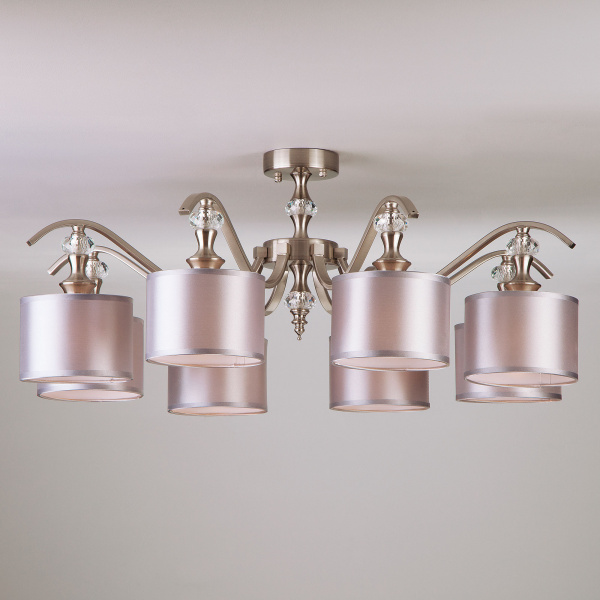 Eurosvet Потолочная люстра 60070/8 сатин-никель 00000082912