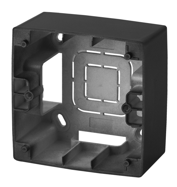 ЭРА 12-6101-05 Антрацит Коробка наклад. монтажа 1 пост, 12