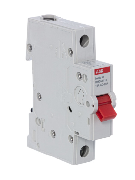 Купить ABB Basic M Выключатель нагрузки 1P, 16A, BMD51116 2CDD641051R0016