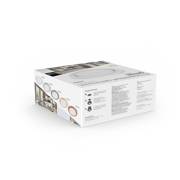 Купить Gauss Светильник Tablet GX004 Белый, GX53