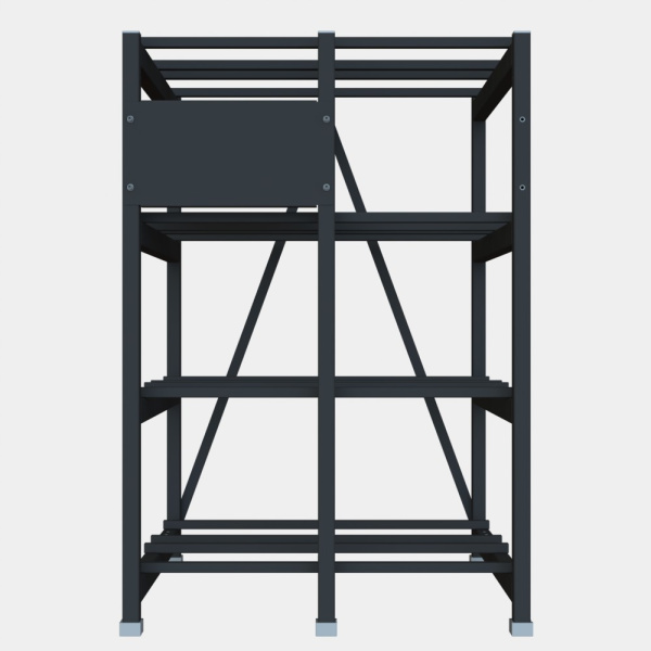 Systeme Electric Стеллаж 4 полочный 2 ряда 960х935х1430