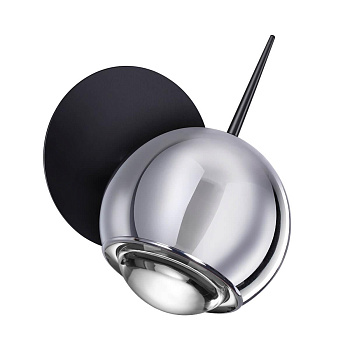 Odeon Light 4228/6WL L-VISION ODL21 070 хром/металл Настен.светильник выкл на базе IP20 LED 6W 300Лм 3000К MIA