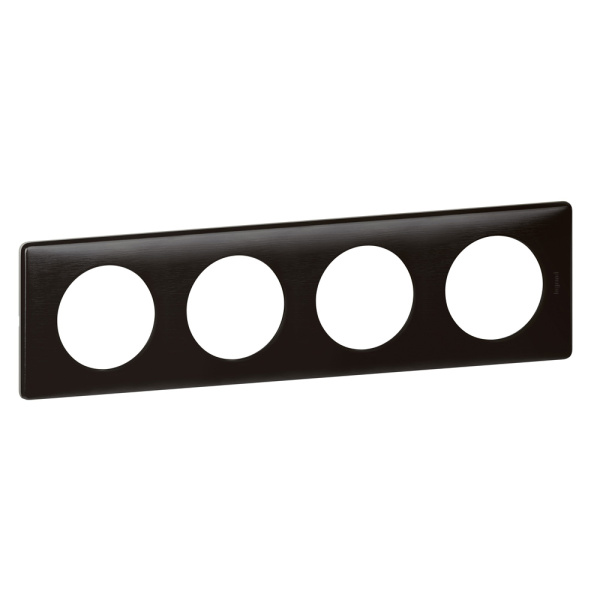 Купить Legrand Celiane2 Карбон Рамка 4-ая (2+2+2+2 мод) 068984