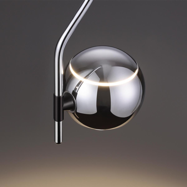 Купить Odeon Light 3914/9L ODL20 45 хром/металл Подвесной светильник LED 4000K 5ТW+3.5W 220V с сенс. управл-м ELON