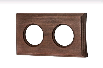 BIRONI Шедель Бук Винтаж Рамка 2-ая на бревно 240мм (скрытый монтаж) BF4C24-620-18