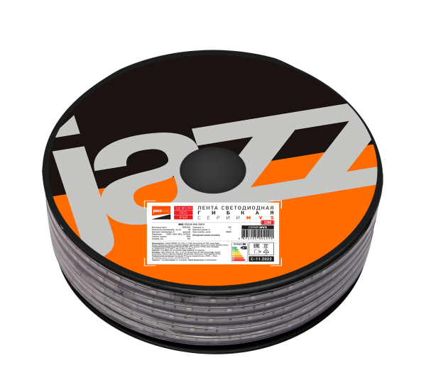 Jazzway Лента MVS-2835/60-IP68-220V- R -1m (красный без аксессуаров) .5004290A