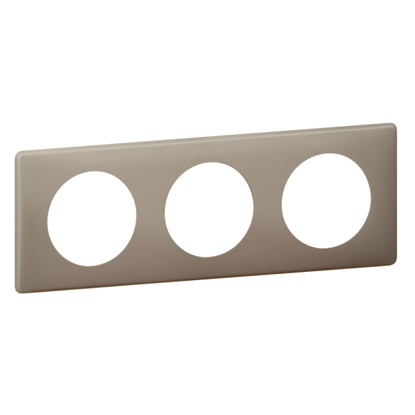 Купить Legrand Celiane2 Перкаль Грэй Рамка 3-ая (2+2+2 мод) 066723