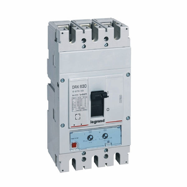 Legrand DRX630 термомагнитный 3P 400A 50кА настраиваемый 667659