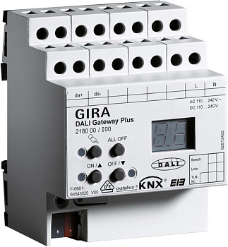 Gira KNX Шлюз DALI instabus KNX/EIB с ручным управлением 218000
