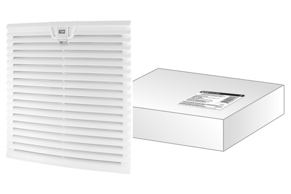TDM Вентиляционная решетка с фильтром для вентилятора ВФУ SQ0832-0114 (323 мм) SQ0832-0119