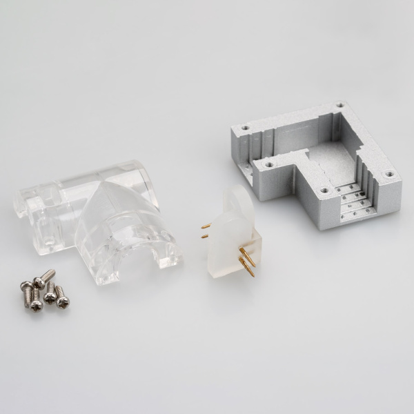 Купить Arlight Соединитель угловой ARL-CLEAR-U15-90 (26x15mm) (Металл) 022702