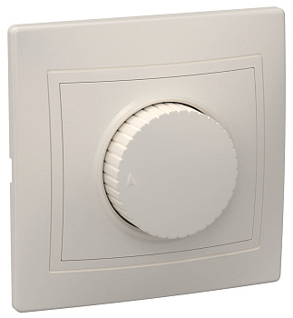 IEK KVARTA ВСР10-1-0-ККм Светорегулятор поворот (кремовый)