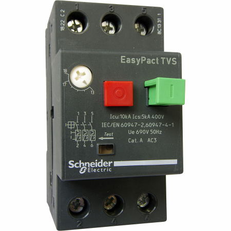 SE EasyPact TVS GZ1E Автоматический выключатель 1,6-2,5A GZ1E07