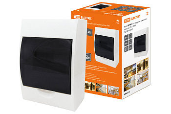 TDM Бокс ЩРН-П-6модулей навесной пластик IP41 SQ0901-0002