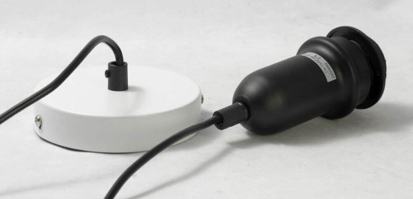 Купить Lussole LOFT Металл Белый / черный Стекло Подвес E27 60W LSP-9848