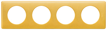 Legrand Celiane Латунь Рамка 4-я (2+2+2+2 мод) 068794