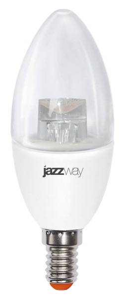 Jazzway Лампа светодиодная (LED) «свеча» PLED- SP CLEAR C37 7W CL 3000K 540 Lm E14 .2853097 Jazzway Лампа светодиодная (LED) «свеча» PLED- SP CLEAR C37 7W CL 3000K 540 Lm E14 .2853097
