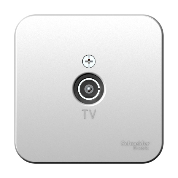 Systeme Electric Blanca наруж Алюминий Розетка TV, изолир. пластина