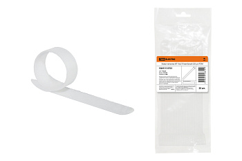 TDM Хомут-липучка ХЛ 16х210 мм белый (20 шт) SQ0515-0703