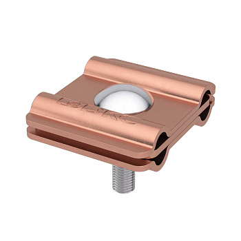 DKC Параллельный зажим с разделительной пластиной, медь