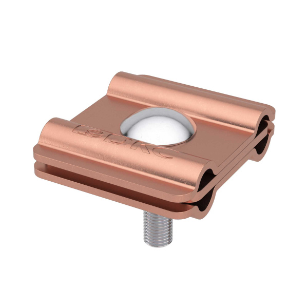 DKC Параллельный зажим с разделительной пластиной, медь