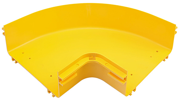 IEK ITK Поворот горизонтальный 90град опт. лотка 240мм DS-240-31690