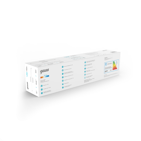 Купить Gauss Настенный светодиодный светильник Safo BR041 12W 730lm 200-240V 400mm LED 1/20