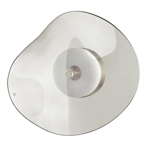 Odeon Light 4858/5WL L-VISION ODL_EX21 никель/дымчатый/стекло Настенный светильник LED 1*5W 4000K FLUENT