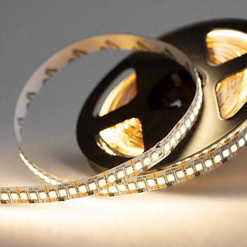 LAMPER LED лента 12 В, 10 мм, IP23, SMD 2835, 240 LED/m, ТЕПЛЫЙ БЕЛЫЙ (3000 К) 141-212