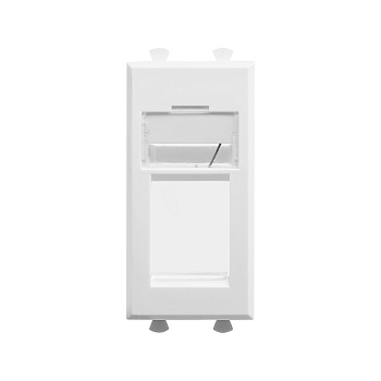 DKC Адаптер для Keystone, "Avanti", "Белое облако", 1 модуль