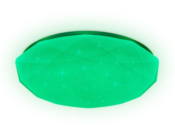 Ambrella Светодиодный светильник c подсветкой RGB FF418 WH белый 80W D500*90 (ПДУ ИК) Купить Ambrella Светодиодный светильник c подсветкой RGB FF418 WH белый 80W D500*90 (ПДУ ИК)