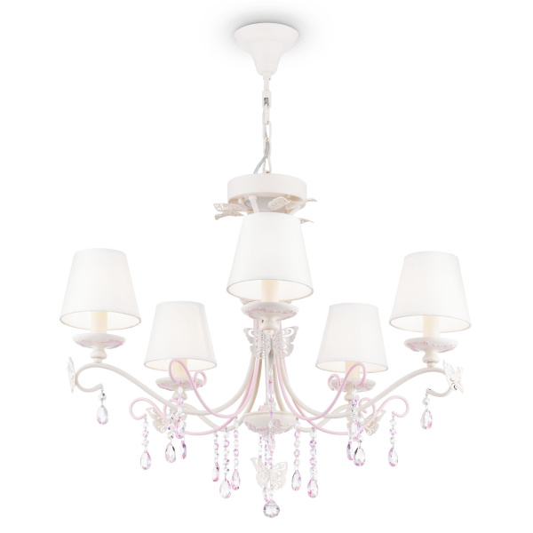 Maytoni Elegant Fiona Белый Люстра 5xE14 40W ARM032-05-PK Купить Maytoni Elegant Fiona Белый Люстра 5xE14 40W ARM032-05-PK