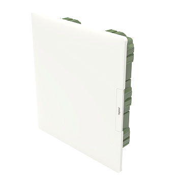 Legrand Practibox3 Щиток распределительный в нишу на 2х12 модулей с клеммником РЕ, белая дверь 401713