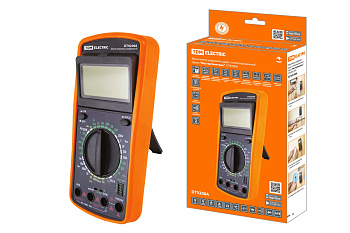 TDM Мультиметр цифровой ударо- пыле- защищенный серия "МастерЭлектрик", DT9208A SQ1005-0008