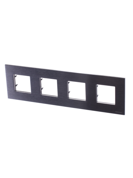 ABB NIE Zenit Сталь Рамка 4-я 2+2 +2+2 мод 2CLA227400N4001