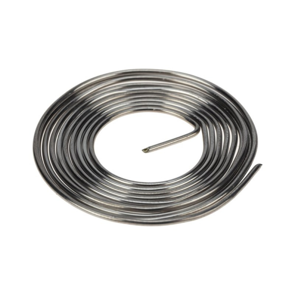 Припой с канифолью Ø1.0мм Спираль 1 метр (Sn60 Pb40 Flux 2.2%) блистер Rexant 09-3140