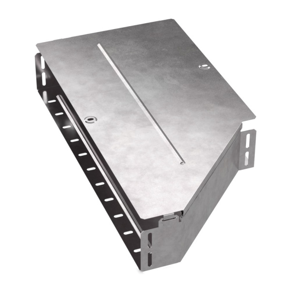 Промрукав Переходник левый с крышкой Стандарт 600х400х100 PR16.0705