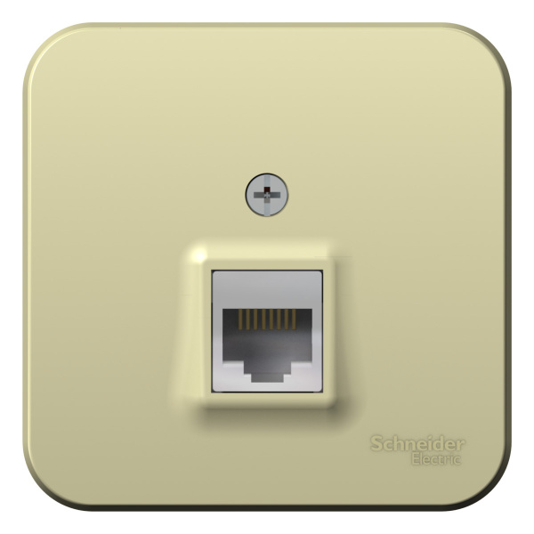 Купить Systeme Electric Blanca наруж Беж Розетка компьютерная RJ45, кат.5E, изолир. пластина