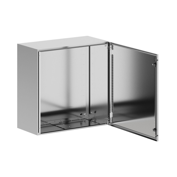 Купить DKC Корпус навесной STH с М/П из нержавеющей cтали AISI304 ВхШхГ 800x800x400 мм, с фланцем