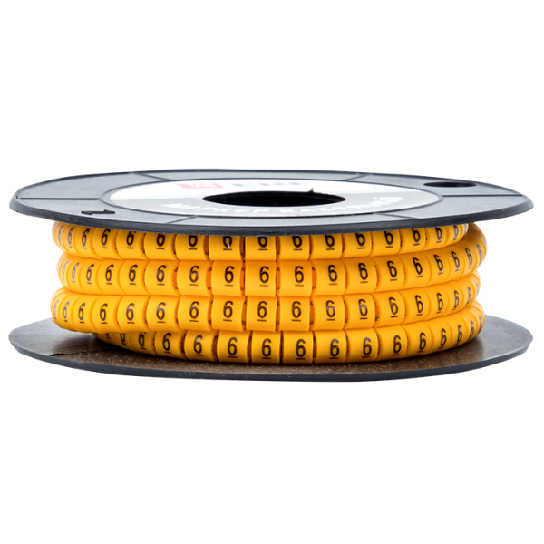 Купить EKF PROxima Маркер кабельный 1,5 мм2 "6" (1000 шт.) (ЕС-0)