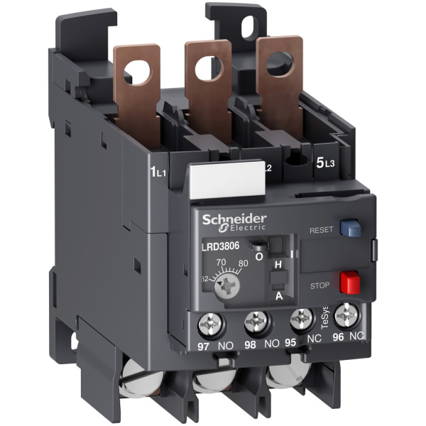 SE Тепловое Реле перегрузки 62-80А класс 10A присоединение под кольцевой наконечник LRD3806