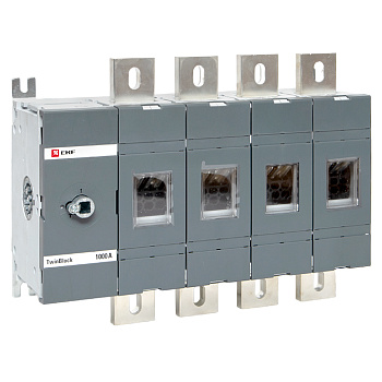 EKF Рубильник 1000A 4P без рукоятки управления TwinBlock