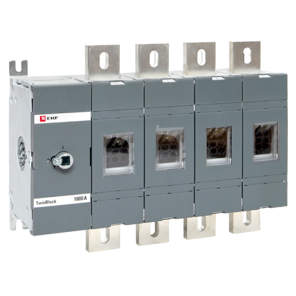 EKF Рубильник 1000A 4P без рукоятки управления TwinBlock