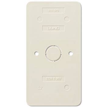 JUNG Плата монтажная огнестойкая для установки комбинации розетка - выключатель, слоновая кость 328-676