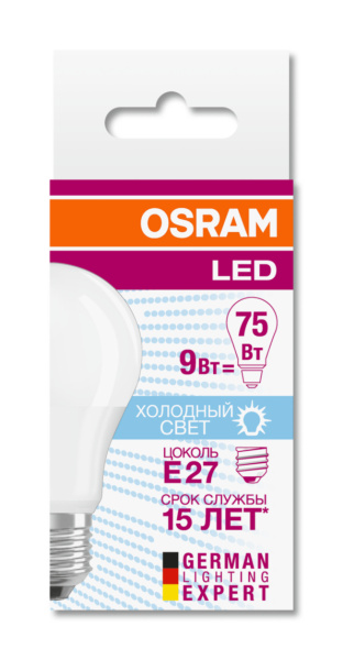 Купить Osram Лампа LED A60 E27 6,8W 827 4052899971530