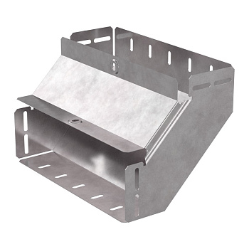 Промрукав Угол вертикальный внутренний 90 градусов с крышкой Стандарт 300х100 PR16.0533