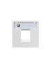 Купить ABB NIE Zenit Бел Накладка 1-я телеф/комп розетки (для суп.2017.2,2017.3,2018,2018.5,2018.6,2018.8) 2CLA221810N1101