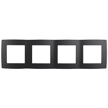 ЭРА 12-5004-05 Антрацит Рамка на 4 поста, 12